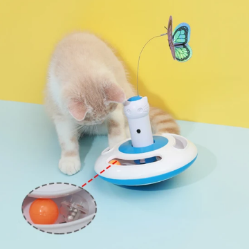 Juguete giratorio automático para gato